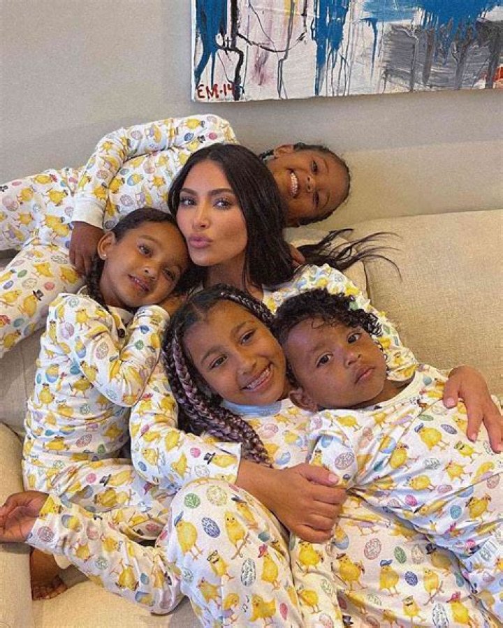 Kim Kardashian Gets Punched In The Face By Son Saint, 7, While He Sleeps In Bed With Her: Photos