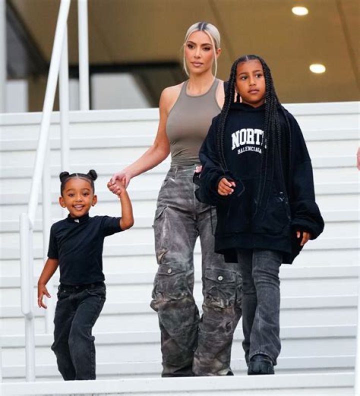 North West, 9, Rocks Braids, A Vintage T-Shirt & Ripped Jeans With Mom Kim Kardashian: Photo