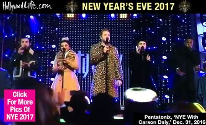 Pentatonix’s Performance On NYE — Sing ‘New Year’s Day’ – Hollywood Life