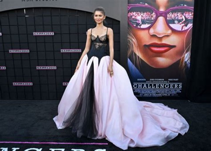 Zendaya Stuns In Backless Black Gown For 2021 Ballon d’Or Event With Tom Holland